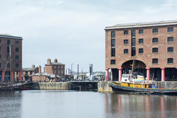 12831   Yellow tugboat at Liverpool AlbertDock