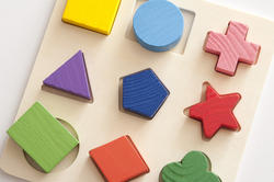 11939   Close up of shapes puzzle