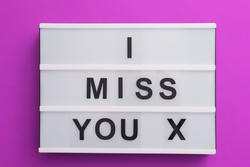 13510   I Miss You Valentines message