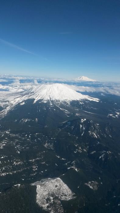 <p>Views from a plane Pacific Northwest</p>
