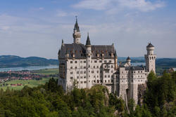 12057   neuschwanstein castle under mild soft sunlight 0