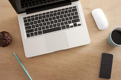 12736   Office workspace still life