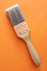 12177   Single large wooden paintbrush
