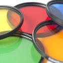 12187   Set of colorful optical photographic filters