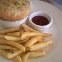 12302   French fries served with a pie