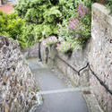 12859   Winding footpath in Pittenweem, Scotland