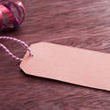 13160   Blank gift tag with Christmas packaging