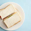 12764   white bread sandwich with cheese