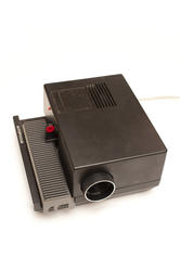 13726   Old slide projector on white