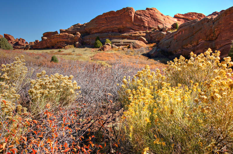 <p>Bright afternoon Colorado sunshine lights up Red Rocks Park as seen from the Trading Post Trail at Red Rocks Park and Amphitheater, Morrison Colorado.</p>

<p><a href="http://pinterest.com/michaelkirsh/">http://pinterest.com/michaelkirsh/</a></p>
