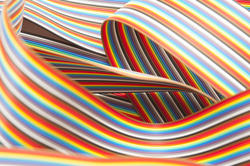 12670   Tangled electrical wire ribbon