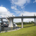 12818   People walking past the Falkirk Wheel