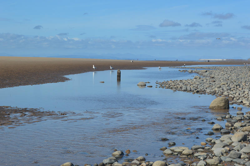 <p>A sea view on a sunny day in Cleveleys, Lancashire UK. You can find more coastel photos like this on my website at https://www.dreamstime.com/dawnyh_info</p>
Cleveleys Beach near to Blackpool, Lancashire
