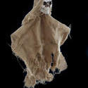 12788   Single burlap Halloween skeleton doll