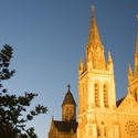 17010   The Gothic spires of St Peters Cathedral, Adelaide