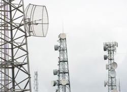 13782   Four telecoms communication masts