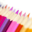 12201   Warm tones of colored pencils