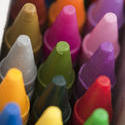11984   Close up of new crayon tips