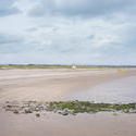 12847   Deserted beach at St Andrews, Scotland