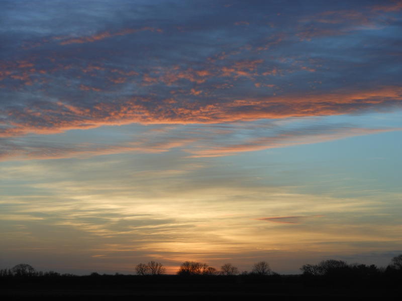 <p>Norfolk UK February sunset</p>
