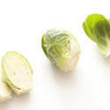 17221   Heads of Brussels sprouts on white