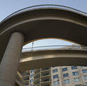 17736   Looping concrete walkway viewed from below