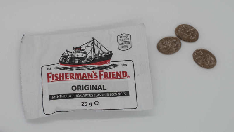 <p>EDITORIAL USE ONLY : Fisherman&#39;s Friends Original white pack on a white background</p>
