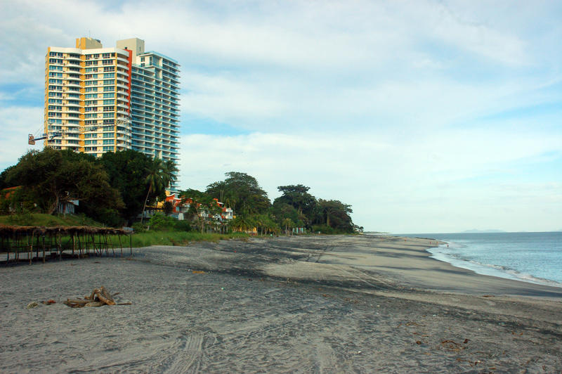 <p>peaceful beach in gorgona, panama</p>
