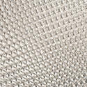 17765   Close up of metallic steel grate pattern