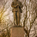 17567   World War One and Two Memorial at Four Lane Ends in Thornton Cleveleys, Lancashire, UK