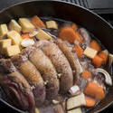 17262   Beef shoulder simmering in pot with vegetables