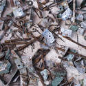 17746   Background texture of discarded old metal parts