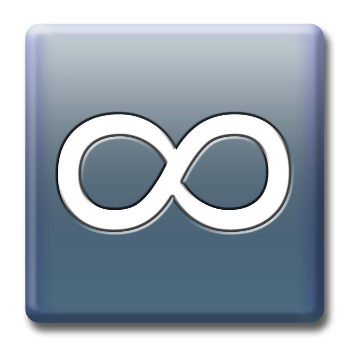 an infinity symbol, concept unlimited, limitless
