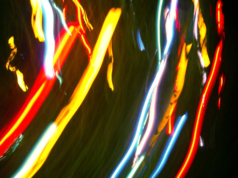 blurred lighting motion effect