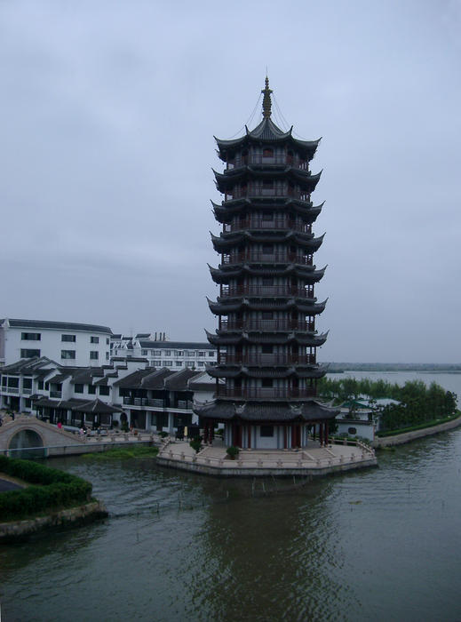 a traditional pagoda multilevel tower in china