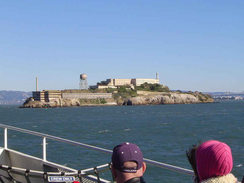 the famous alcatraz island prison in san francisco bay