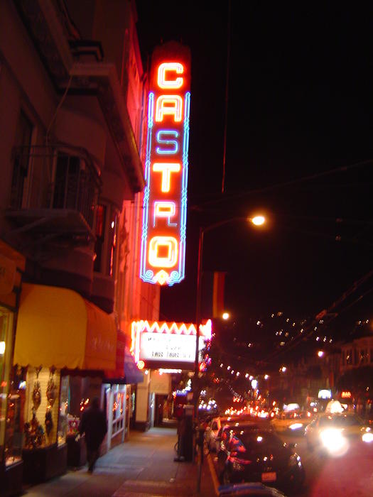 the landmark castro theatre in the castro district of san francisco