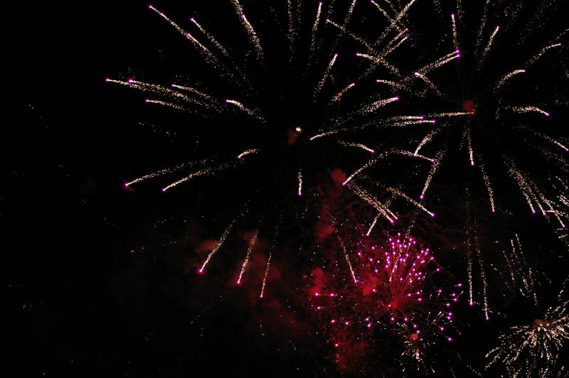 a colourful fireworks display celebration