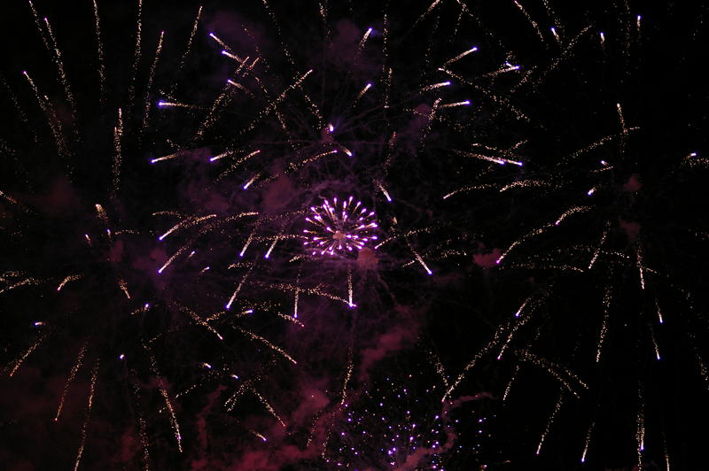 a colourful fireworks display celebration