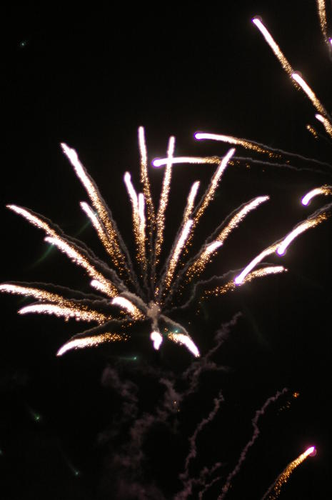a bonfire night fireworks display