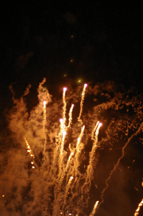a bonfire night fireworks display