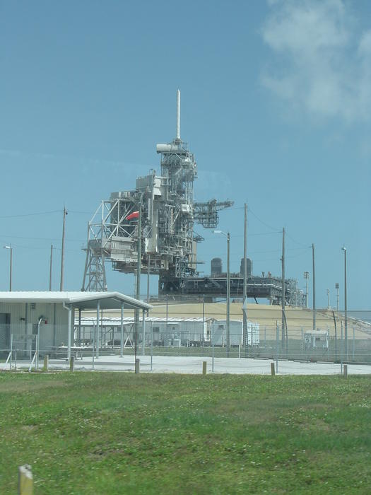 space shuttle launch pad, cape canaveral, florida