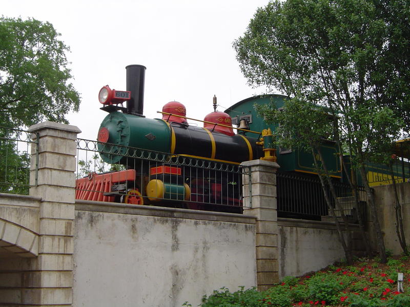 a themepark railway steam locomotive - not model released