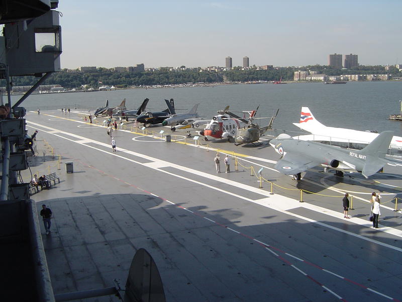 uss intrepid, former naval vessel acts as a new york museum location