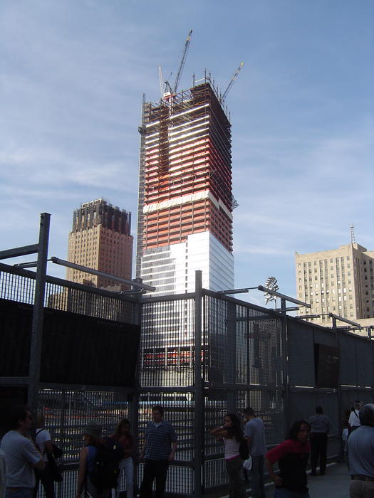 rebuilding after 11th sept 2001, location of the world trade centre