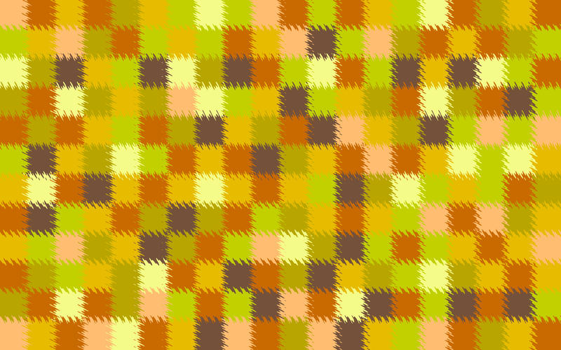 a grid pattern with distorted edges forming an autumnal or harvestime background