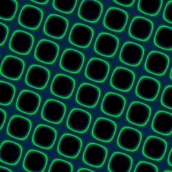1620-glowing green curved squares