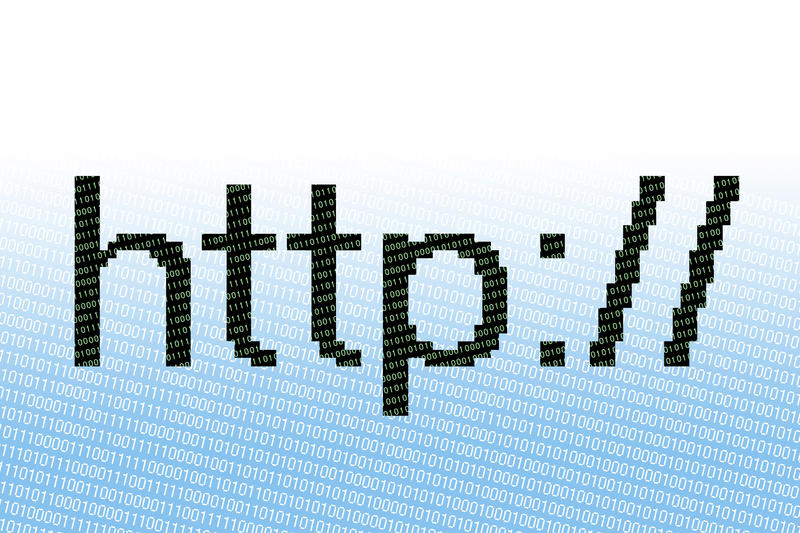 the letters http symbolic the internet and web links