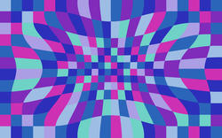 1484-graphic distortion purple cyan