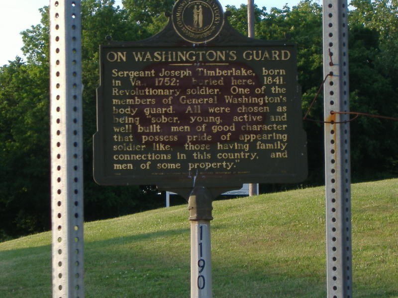 <p>Federal marker at family cemetery, Hammonsville, Kentucky.</p>